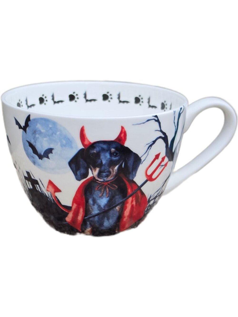 Portobello By Design Halloween Dachshund Devil Mug